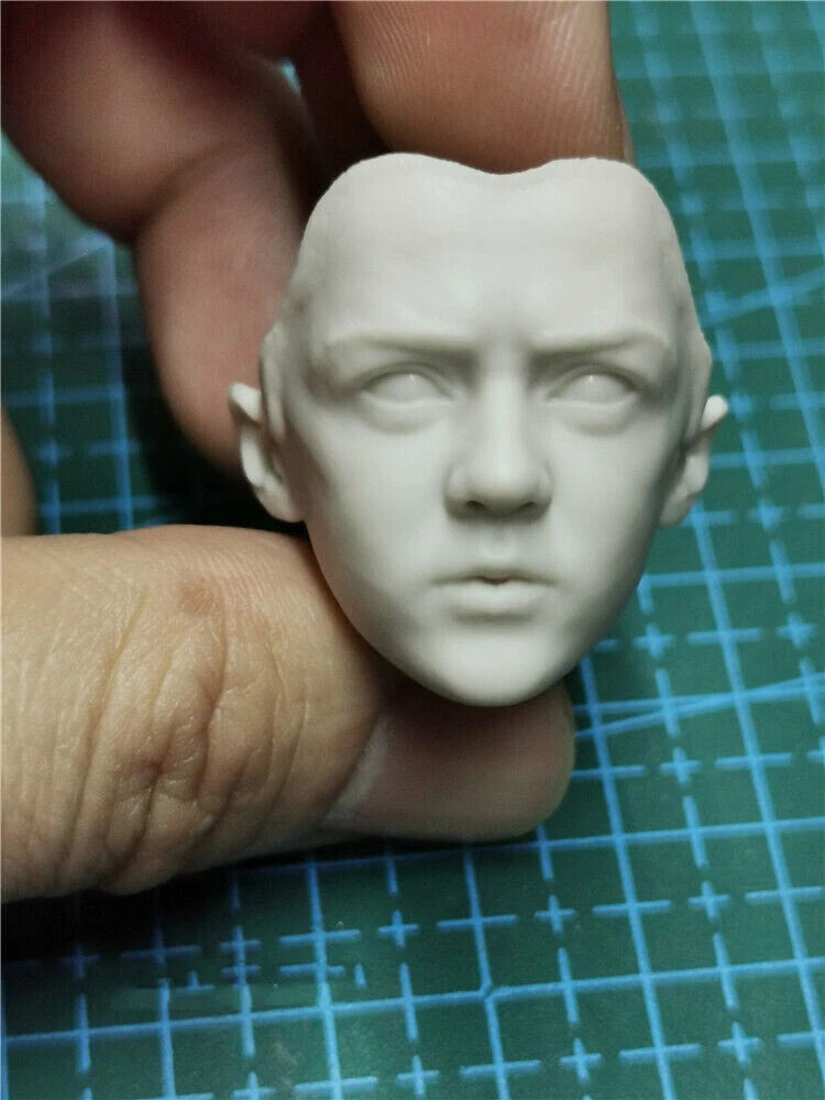 1/6 Arya Stark Maisie Williams Head Sculpt Carved Fit 12" Female PH Figure Model Model