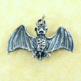 Vintage Sterling Halloween Bat Charm Charms