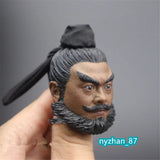 1:6 Jeneral Zhang Fei Calm Head Sculpt For 12