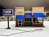 O-Scale IHOP Restaurant, Assembled 3D Printed Kit Model