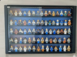 Figurine Display Case Suits Lego LED lighting Sliding Doors Lego BLUE ?? Model