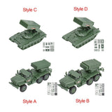 1/72 Vehicle Model Building Kits DIY Assemble Valentines Day Gifts Model Car Model
