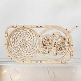 Mechanical Kinetic Centrifuge Art 3D Wooden Puzzle Model Kit Elegant Gift Model
