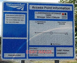 PHOTO  INFORMATION BOARD OUTSIDE LLANDRINDOD STORAGE YARD LLANDRINDOD WELLS THE Model