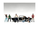 "Muscle Mechanics" 6 piece Figure Set for 1/24 Scale Models by American Diorama Model