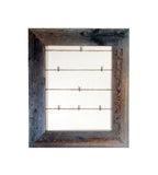Reclaimed Rustic Barn Wood Twine Collage Photo Frame (12 Clothes Pins Included) Model