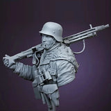 1/10 Resin Figure Model Kit Bust WWII Infantry Unassembled and Unpainted GK Model