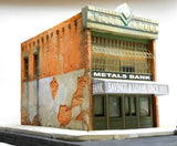 Downtown Deco O Scale Metals Bank Craftsman Kit  Building + Free Practice kit! Model
