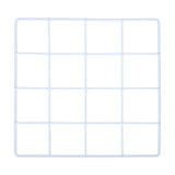 Iron Wire Grid Panel Board Photo Display Holder Hanging Frame White 8"x8" Model