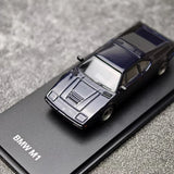 AR box 1/64 Scale BMW M1 Dark Blue Diecast Car Model Toy Collection Gift NIB Model