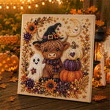 Halloween Ghost Pearl Art DIY Kit 3D Diamond Painting Craft Spooky Wall Decor Model