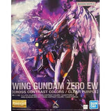 Bandai MG 1/100 Wing Gundam Zero EW Cross Contrast Clear Purple Limited Model