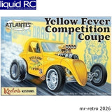 Atlantis Models 13101 Yellow Fever Competition Coupe Fiat Keelers Kustoms 1/25 Model