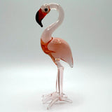 New Collection! Murano Glass Handcrafted Unique Pink Flamingo Figurine Size 2 Model