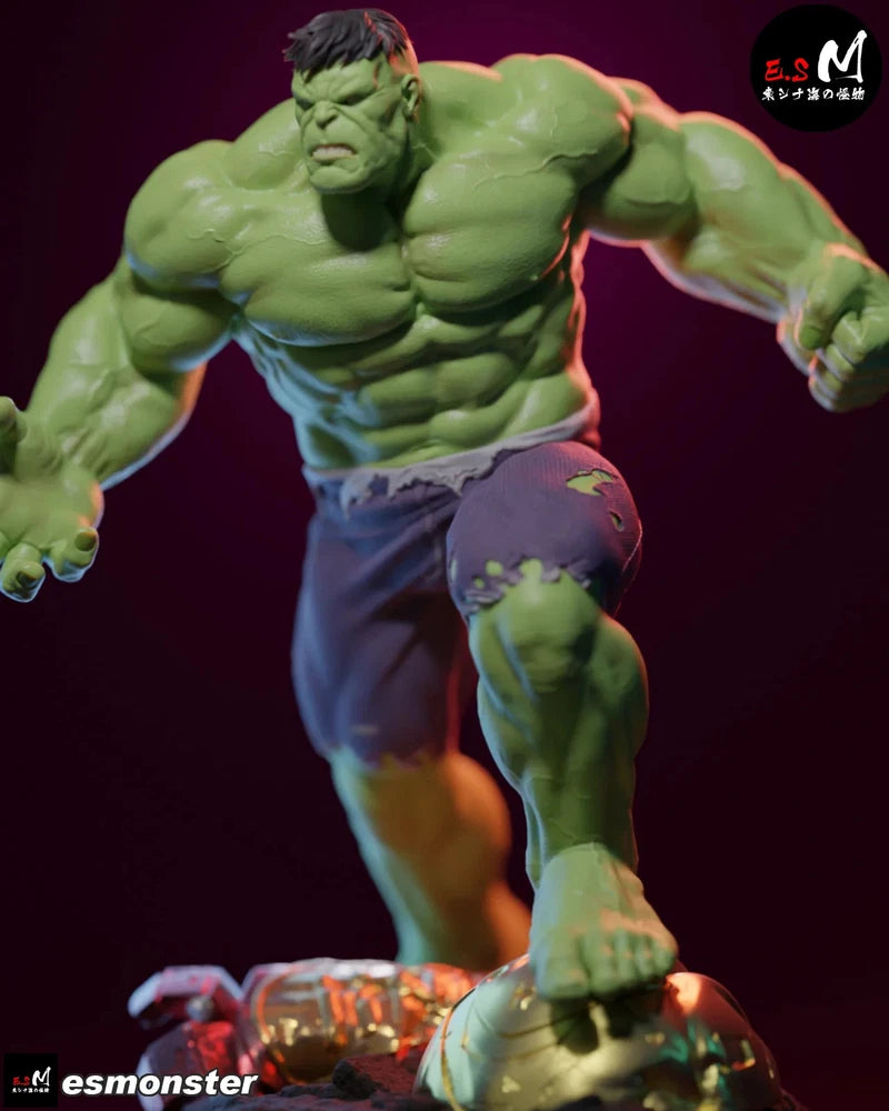 Hulk Style Marvel Unpainted Resin Garage Model Kit (1/6-1/12) Model