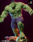 Hulk Style Marvel Unpainted Resin Garage Model Kit (1/6-1/12) Model