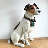 Jack Russell Figurine Large 24cm Realistic Leonardo Sculpture Decor Boxed Model