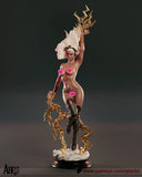 Storm NSFW (1) Unpainted 1/6 resin model kit and base abe Model