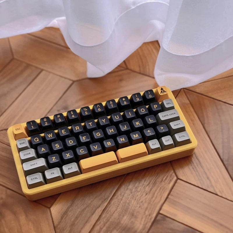 170 Keys Yellow Grey SA Profile ABS Doubleshot Keycap Set Model