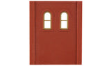 HO Scale Two-Story Walls w/2 Arched Windows Modular Building Kit - DPM #301-09 Model