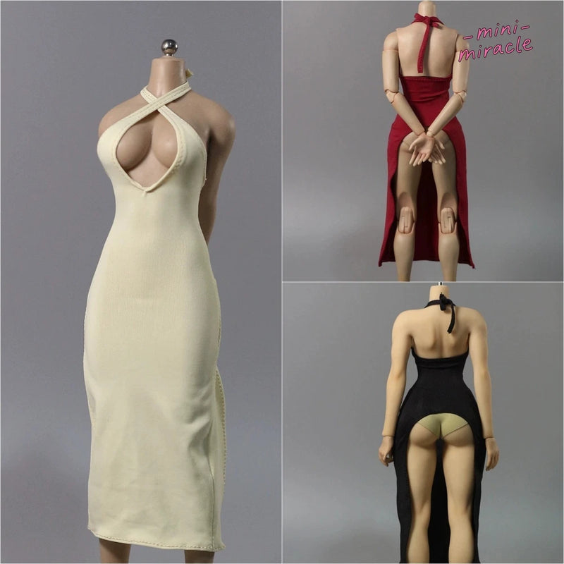 Female Sexy Evening Dress Clothes For 12" Action Figure 1/6 Model Party Model
