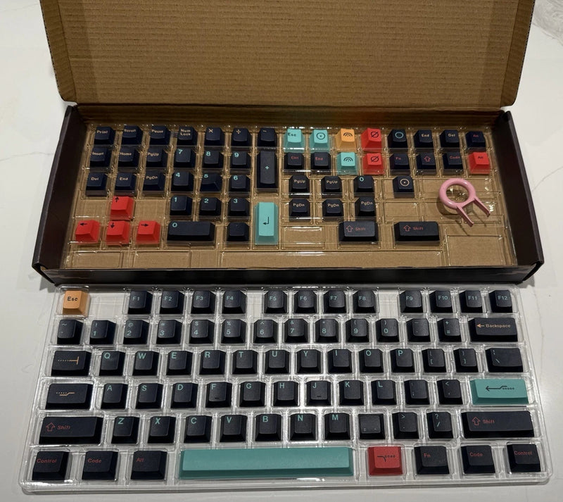 Gliging 129 Keys Metropolis Keycaps Multi-Size Compatible Model