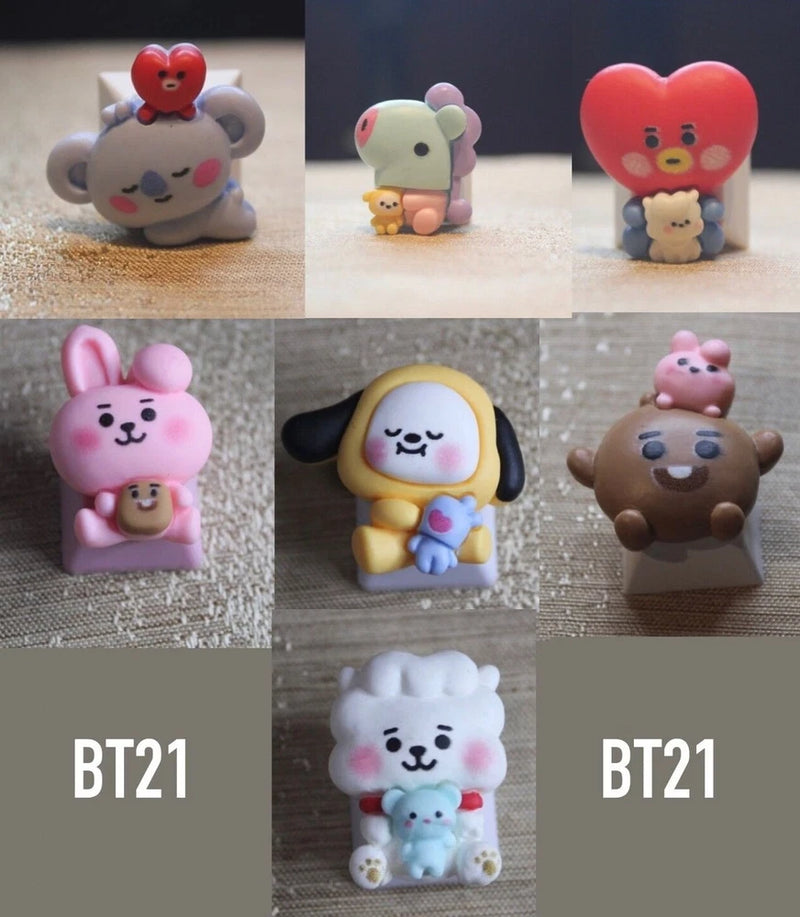 BT21 BTS Keycap R4- 1pc Model