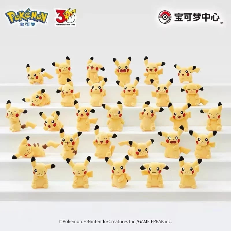 2026 Pok??mon 30th Celebration Pikachu Plush Keychain Toy & Gift Model