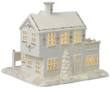 2026 Lenox Mistletoe Park Village Light-up Porcelain Lodge Lit Figure Christmas Model