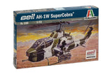 Italeri 160 1/72 Scale Model Attack Helicopter Kit U.S Bell AH-1W Super Cobra Model