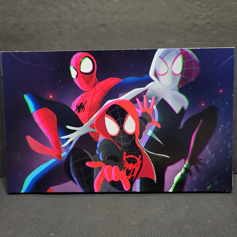 Spider-Man Miles Morales Marvel Wall Photo Art Board Print 11.75in x 7.25in Model