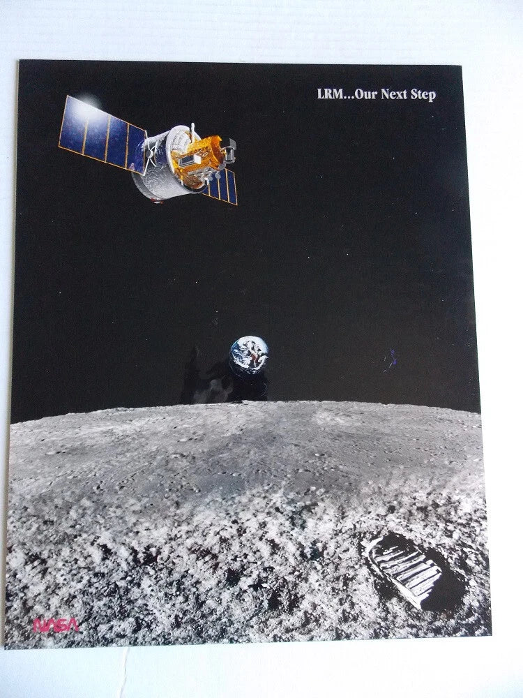 VINTAGE NASA CONCEPT SPACE ART REAL PHOTO ON BOARD 20" #6 Model