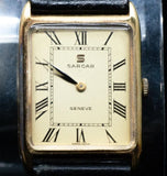 SARCAR 18KT GOLD GENTLEMAN'S WRISTWATCH - EARLY MECHANICAL MODEL - RARE RF8147X Model