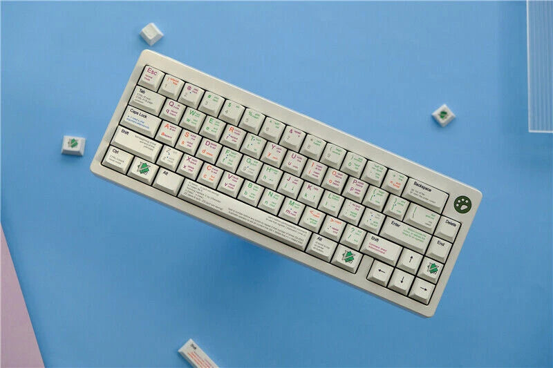 Linux VIM Keycap PBT 131 Keycaps Cherry Height Dye-sub for Cherry MX Keyboard Model