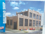 WALTHERS / CORNERSTONE # 933-2970 ~ RAILROAD SHOP BUILDING ~KIT~HO SCALE Model