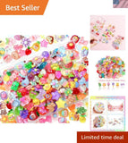 120PCS Mixed Colors Slime Charms Cute Flatback Random Resin Charms Bulk, Slim... Charms