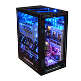 DIY Diorama Book House Cyberpunk Style Handmade Assembled Model Gift Ornaments Model