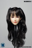 1/6 Scale SDH015A Student Loli Girl Head Carving Model Toys Model