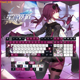Honkai: Star Rail Kafka 108 Keys PBT Keycaps for Cherry MX Mechanical Keyboard Model