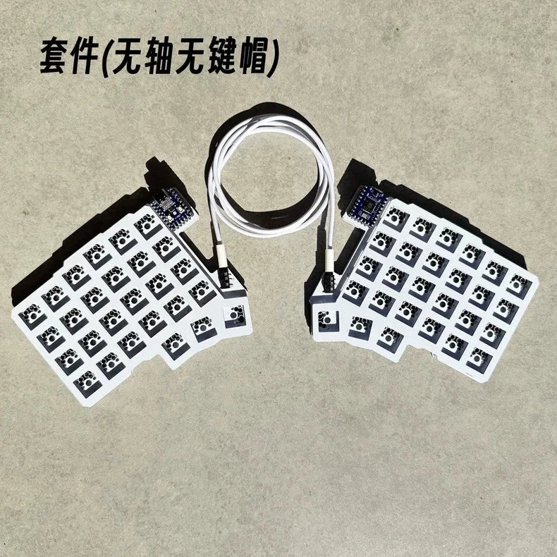 Silakka54 54 Keys Split Ergonomic Gaming Keyboard Hot Swap RP2040 QMK VIAL Model