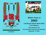 2003 - #56 Martin Truex Jr. - Busch Series North - Ferris Mowers - 1:24 Decals Model