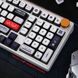 NEON EVA-04 Evangelion SAX Profile PBT Keycaps for Cherry MX Mechanical Keyboard Model