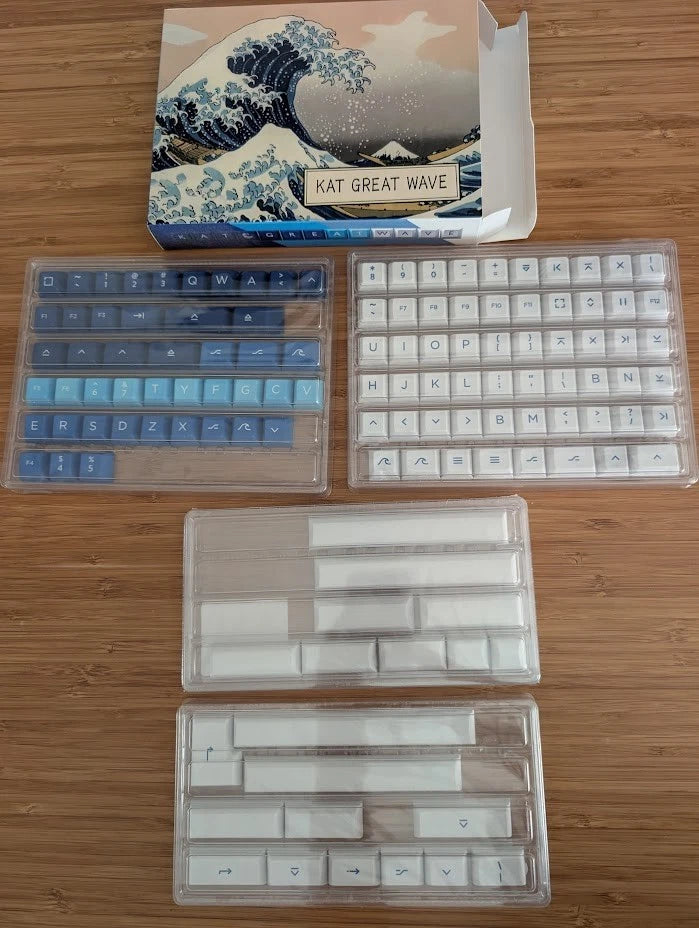 KAT Great Wave Base Keycaps Model
