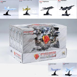 1/125 4D Model Assembly Of Fighter 8Pcs Models of War Jet Plane Helicopter Toys Model