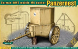 Panzer Nest - German mobile MG bunker WWII model kit scale 1/72 ACE 72561 Model