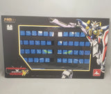 Higround x Gundam Wing 65% Keyboard Admiral Blue 68 Key Caps Model