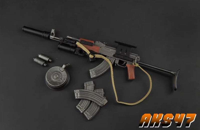 1:6 Scale Assault Rifle Gun Set for 12" HT Action Figure Soldier War Toy Model Model