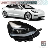 Fit For Tesla Model 3 Y 2021-2023 Right RH Side LED Projector Matrix Headlamps Model