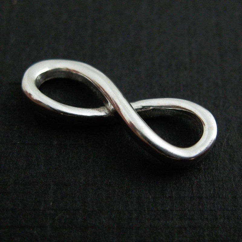 Sterling Silver Smooth Infinity Charm Pendant (sold per pc) Charms