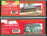 JL Innovative Design #581/261, East Junction Tool Shed & Section House, HO scale Model